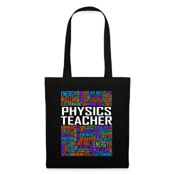 Physics Teacher Words - Tote Bag - black - Front