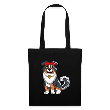 Australian Shepherd - Tote Bag - black - Front