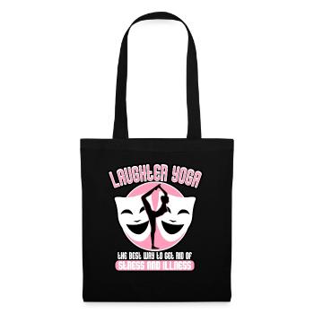Laughter Yoga The Best Way To Get Rid Of Stress - Tote Bag - black - Front