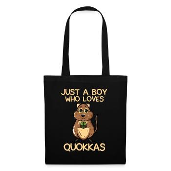 Just A Boy Who Loves Quokkas 2 - Tote Bag - black - Front