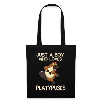 Just A Boy Who Loves Platypuses - Tote Bag - black - Front