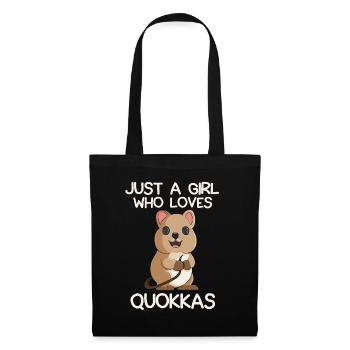 Just A Girl Who Loves Quokkas - Tote Bag - black - Front
