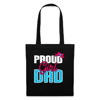 Proud Girl Dad - Tote Bag - black - Front