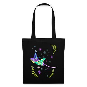 Colorful Stingray - Tote Bag - black - Front