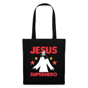 Jesus Superhero - Tote Bag - black - Front