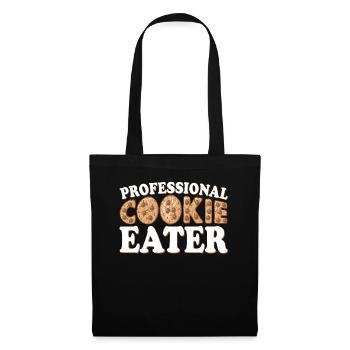 Professional Cookie Eater - Stoffbeutel - Schwarz - Vorne