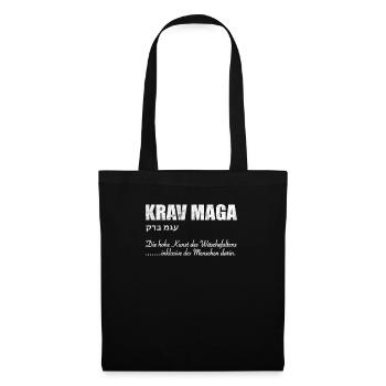 Krav Maga martial arts fun design - Tote Bag - black - Front