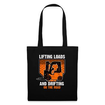 Lifting Loads And Drifting On The Road - Tote Bag - black - Front