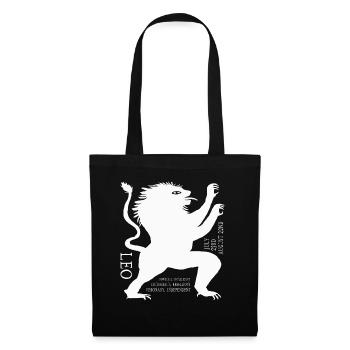 Leo Zodiac Facts Birthday Gift - Tote Bag - black - Front