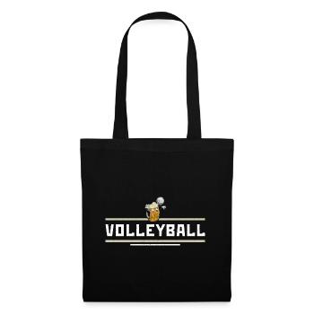 Volleyball Beer Beer Drinker Volleyball Coach - Tote Bag - black - Front