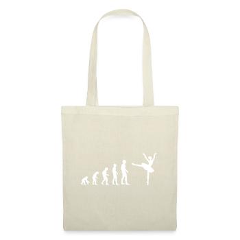 Ballett Ballerina Evolution - Stoffbeutel - Natur - Vorne