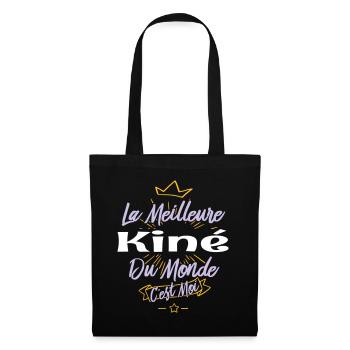 La meilleure kiné du monde - Sac en tissu - noir - Devant