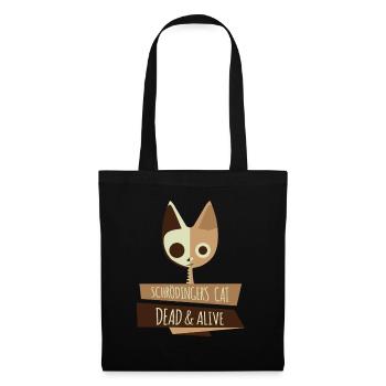 Schroedinger's Cat I Funny Dead and Alive - Tote Bag - black - Front