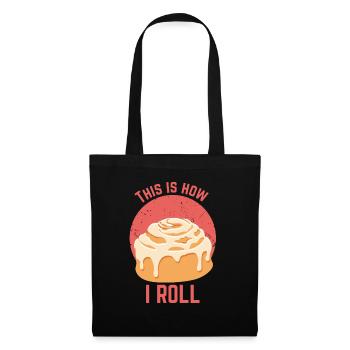 Cinnamon Cinammon Roll design I Funny biscuits - Tote Bag - black - Front