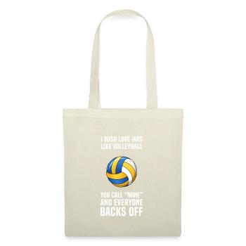 Volley-ball - Sac en tissu - nature - Devant