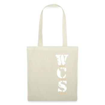 West Coast Swing Dance Geschenk T-Shirt - Stoffbeutel - Natur - Vorne