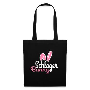 schlager bunny - Stoffbeutel - Schwarz - Vorne