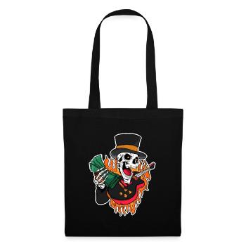 Skull guitar skull music instruments - Tote Bag - black - Front