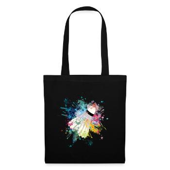 A eau explosion de couleur Splash Design Ressortball - Sac en tissu - noir - Devant