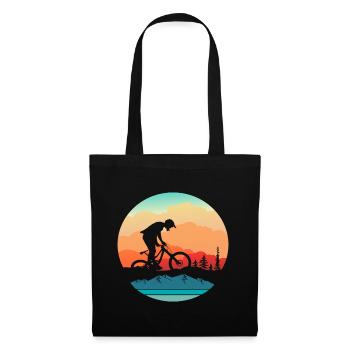 Bicycle Mountain bike Sport gift idea - Tote Bag - black - Front