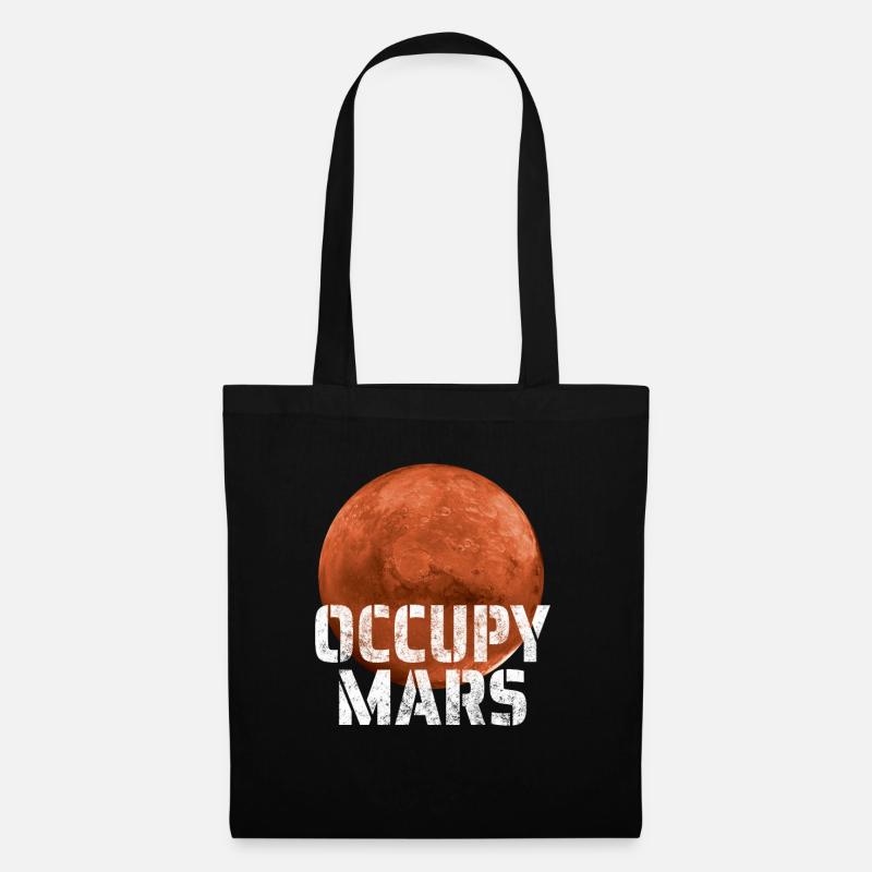 Occupy Mars Mission to Mars Space Explorer - Tote Bag - black