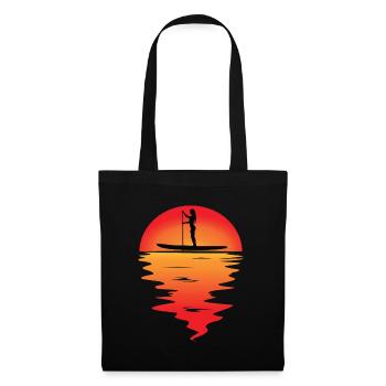SUP Stand Up Paddle Board Standup Paddling Gift - Tote Bag - black - Front
