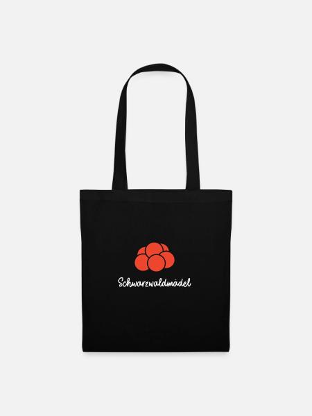 Schwarzwaldmädel - Stoffbeutel - Schwarz
