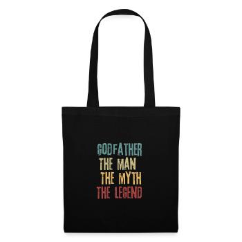 Godfather the man the myth the legend - Sac en tissu - noir - Devant