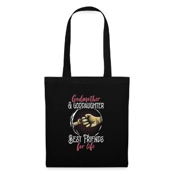 Godmother & Goddaughter Best Friends for Life - Tote Bag - black - Front