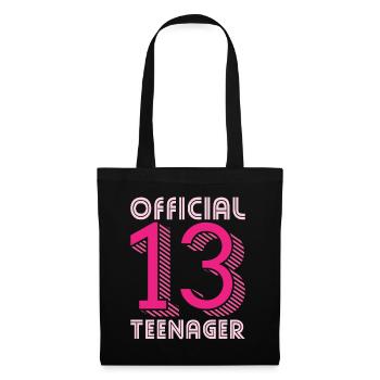 Adolescente Official 13 - Sac en tissu - noir - Devant