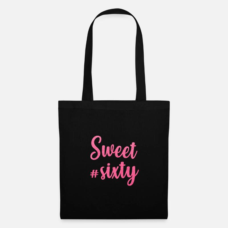 Sweet sixty - Stoffbeutel - Schwarz