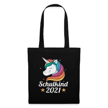 Kindergarten ist vorbei, Tschüss! Grundschule - Stoffbeutel - Schwarz - Vorne