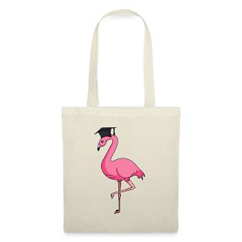 Flamingo Diplôme de fin d’études - Sac en tissu - nature - Devant