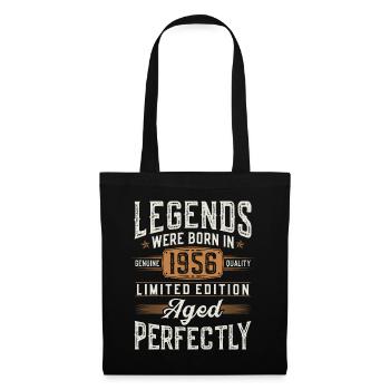 Born in 1956 Legends Birthday Gift - Tote Bag - black - Front
