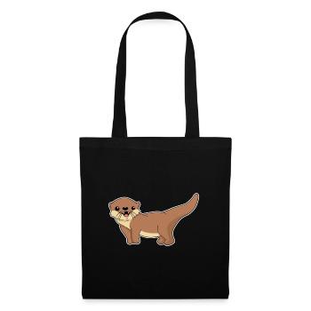 Otter Children's Motif Marten Otter - Tote Bag - black - Front