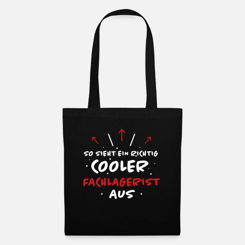 Fachlagerist Stablerfahrer Lustige Spruch Geschenk - Stoffbeutel - Schwarz