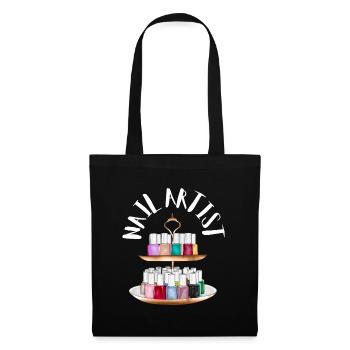 Nail Technician Nail Tech Artist Salon & - Tote Bag - black - Front