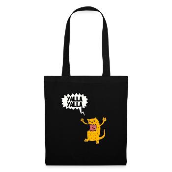 Lebanese Yalla Habibi Arabic Arab And Islam Muslim - Tote Bag - black - Front