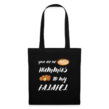 Chickpeas Hummus Tahini Falafel Pita And - Tote Bag - black - Front