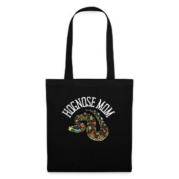 Hognose Snake Reptile Pet & Herpétologiste - Sac en tissu - noir - Devant