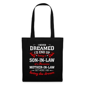 Mens Proud Son In Law D’Une Mère Géniale Effrayante - Sac en tissu - noir - Devant