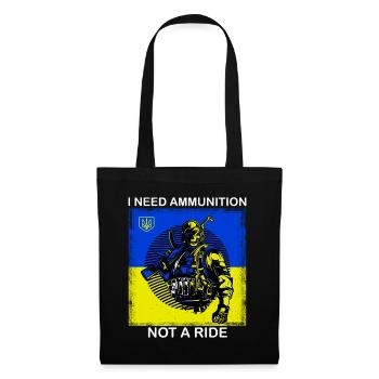 Peace Ukraine stand with Ukrainian stop war Kyiv h - Tote Bag - black - Front
