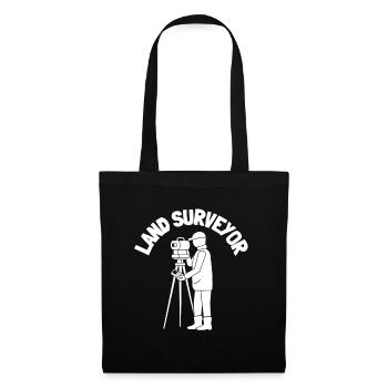 Land Surveying Land Surveyor Topographer And - Tote Bag - black - Front