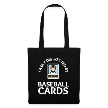Baseball Card Collector And Baseball Memorabilia - Tote Bag - black - Front