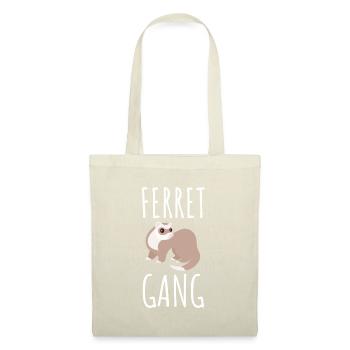 Furet Belette Pet Rongeur Animal Vateranian - Sac en tissu - nature - Devant