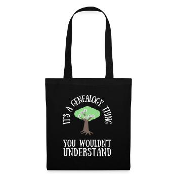 Genealogist Family Historian Genealogy Genealogist - Tote Bag - black - Front