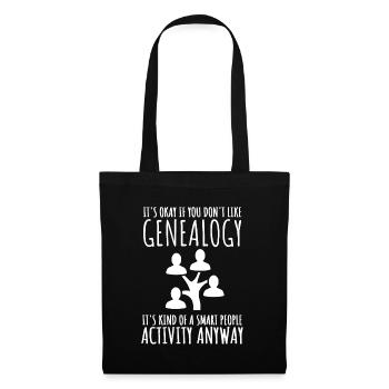 Genealogist Family Historian Genealogy Genealogist - Tote Bag - black - Front