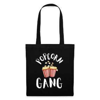 Popcorn Machine Movie Lover Theater Cinema - Tote Bag - black - Front