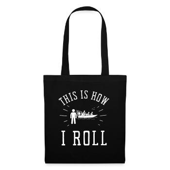 Airboat Swamp Hydroplane Fanboat Airboating Hover - Tote Bag - black - Front