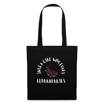 Elderberry Syrup Drink Flu Sambucus Homeopath - Stoffbeutel - Schwarz - Vorne